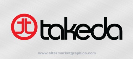Takeda Racing Decals - Pair (2 pieces)
